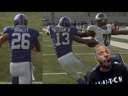 Who Can Score a 99yd HB and WR Screen TD First? Saquon Barkley or Odell Beckham Jr!? Madden 19