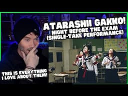 Metal Vocalist Reacts - ATARASHII GAKKO! - Night Before the Exam (Single-take performance)