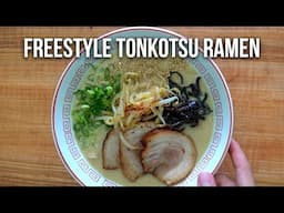 Making Some Tonkotsu Ramen (recipe + method)