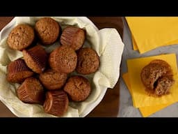 Muffins végétaliens aux bananes