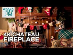 2 Hour crackling Chateau Fireplace 2024 | Manor & Maker