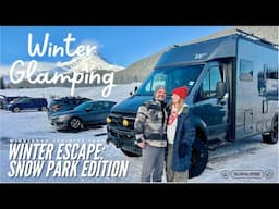 WINNEBAGO EKKO SPRINTER 23B IN ACTION! | WINTER RV GLAMPING ADVENTURE IN THE SNOW | SPREKKO #travel