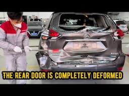 New Nissan X-Trail rear-end collision repair