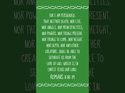 Romans 8:38-39 ✝️ Bible Verse of the Day ❤️