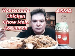 ASMR - Eating Homemade Chicken Chow Mein For Lunch (Whispered Childhood Story)