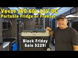 Vevor J60 60L 12V DC Portable Fridge or Freezer