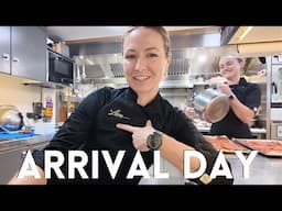 Super Yacht Guest Arrival Day (as a chef on Motor Yacht Loon)