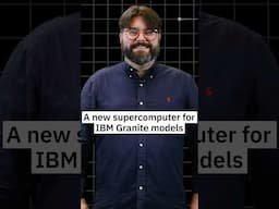 A new supercomputer to train Granite AI models