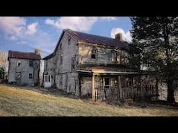 The 200 year old Abandoned Jacobson Log House w/ Vintage 1950’s Renault Sports Cars in Maryland