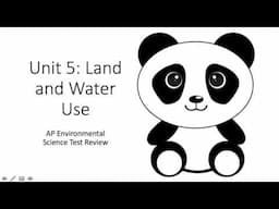 Unit 5 APES Land and Water Use Review-  AP Environmental Science