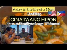 Ginataang Hipon With Kalabasa at Sitaw para sa mga Tikimers na Americano! || taob din kay Mister!