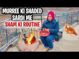 Winters Morning Routine In Village🌆- Pahadon me sadi Mgr Mazedar dawat aise banai jati hai🥰