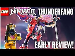 THUNDERFANG Dragon of Chaos Early LEGO 71832 March Review! The Most Expressive Ninjago Dragon Yet!