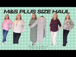 Marks &Spencer Spring clothing haul  2025 #Ad Over 50s plus size fashion