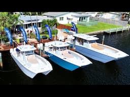 NEW 38' Freeman Walkthrough and Sea Trial at Fort Lauderdale Boat Show!