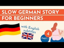 Simple German story, English subtitles: Das Tagebuch | PART 1