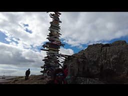 Falkland Islands Totem Pole.  - Stanley Falkland Islands - ECTV