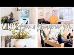 New Year Clean & Decorate with me 2025 | Decorating Ideas for Winter