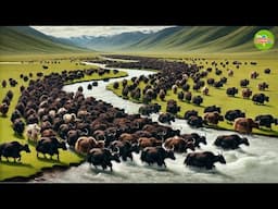 Nomadic Yak Farming|The Amazing World's Largest Nomadic Yak Farming|Nomadic Yak Farming Documentary.