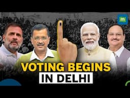 Live: Delhi Assembly Elections 2025 | Voting begins in Delhi |PM Modi |Arvind Kejriwal|Rahul Gandhi