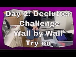 Conquer Clutter One Wall At A Time: Day 2 Declutter Challenge