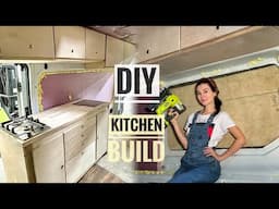 VAN LIFE | BUILDING THE KITCHEN STEP BY STEP