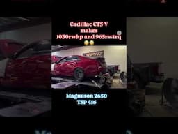 Cadillac CTS-V Makes Over 1000rwhp!