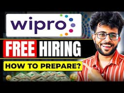 Wipro Free Hiring Announced | Wipro Elite | Wipro Off Campus Drive for 2024 Batch 🔥 ✅