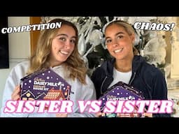 Sister vs Sister | Competition | UK sisters vs chocolate house competition l Christmas Q&A