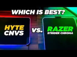 Ultimate RGB Mouse Pad Comparison 🐍 Razer Strider Chroma 🆚 Hyte CNVS