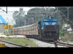 18 in 1 : SUPERFAST DIESEL & ELECTRIC TRAINS on BANGALORE HUBLI LINE | NEW WAP-7 | Indian Railways