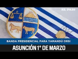 Cómo es el proceso de bordado con hilos de oro de la banda presidencial que recibirá Yamandú Orsi