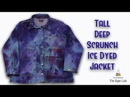 Tie Dye Designs:  Wiffle Ball Jean Jacket (Ice Dye)