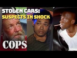 Stolen Cars: Suspects in Shock & High-Speed Chases | Compilation | COPS TV Show