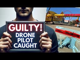 His DRONE Hit Firefighting Plane -  Is This PLEA DEAL Fair?