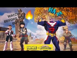 Fortnite X My Hero Academia Skins!! (Skin showcase)