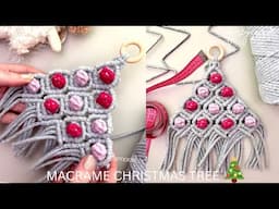 DIY Macrame Berry Christmas Tree Tutorial