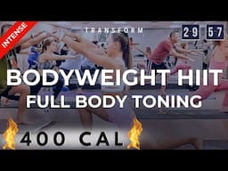 60-MIN FULL BODY HIIT WORKOUT 🔥 Toning, Strength, Tightening, Low-Impact Bodyweight Calories Blast