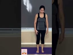 Mechanics of Tadasana Mountain Pose #shorts