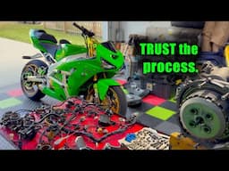 My Greatest Stunt Bike Build - 2004 Zx6r Dream Machine!