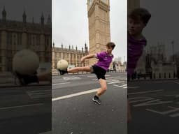 Testing my skills in London 🇬🇧⚽️ #streetpanna #football