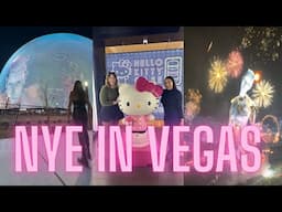 NYE in Vegas! | Anyma at The Sphere, Hello Kitty Cafe, $100 buffet