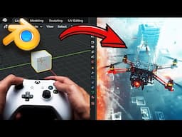 This FREE Plugin Turns Blender Into a FPV Drone Simulator......
