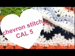 HOW TO CROCHET CHEVRON STRIPES - #StayHome #WithMe CAL 6