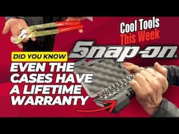 Snap On Tool Warranty Covers The Cases, Plus New Tools On The Truck Today!