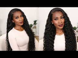 LOW MAINTENANCE & PREPLUCKED| LOOSE DEEP FRONTAL WIG FT WIGGINS HAIR