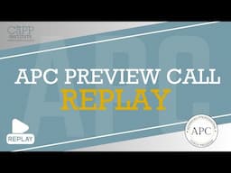 The Advanced Professional Coach (APC) Program | CaPP Institute Preview Call