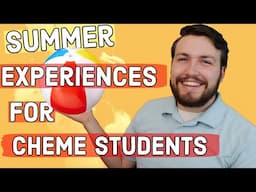 Things Chemical Engineering Students Can Do This Summer To Gain Experiences And Build Resume