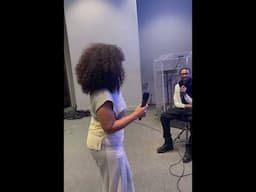 The Walls Group rehearse with Erica Campbell