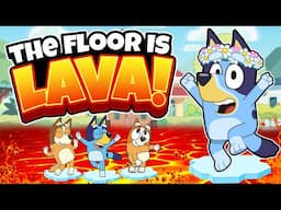 Floor Is Lava Song - Danny Go 🌋🌋 | Bluey Freeze Dance | Brain Breaks For Kids | Back To School